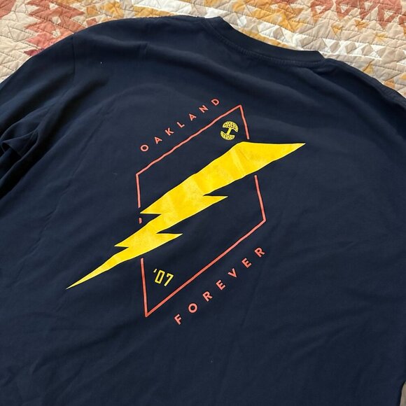 *B2G1F* Oaklandish "Oakland Forever" L/S Tee Navy - Picture 4 of 5